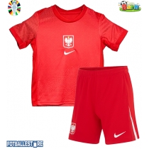 Polen Bortedraktsett Barn EM 2024 Kortermet (+ Korte bukser)